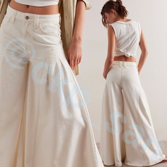 NWT Free People Pandora Wide-Leg Jeans Sz 27 - Picture 4 of 17